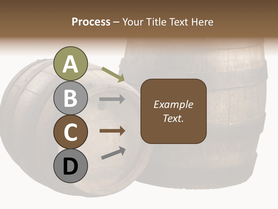Wood Barrels PowerPoint Template