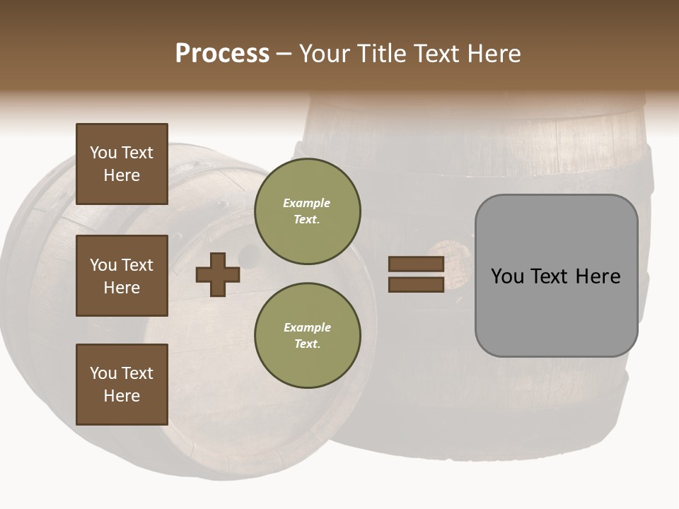 Wood Barrels PowerPoint Template