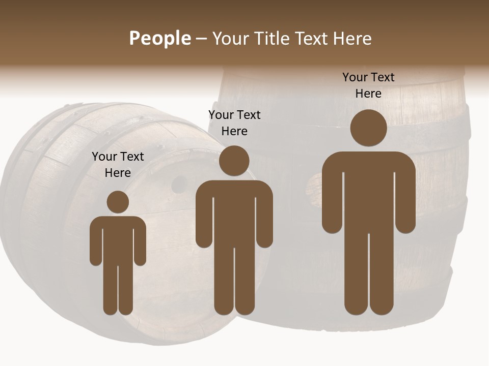 Wood Barrels PowerPoint Template