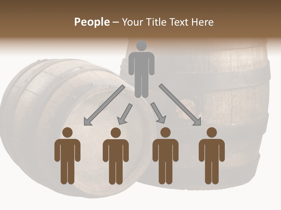Wood Barrels PowerPoint Template