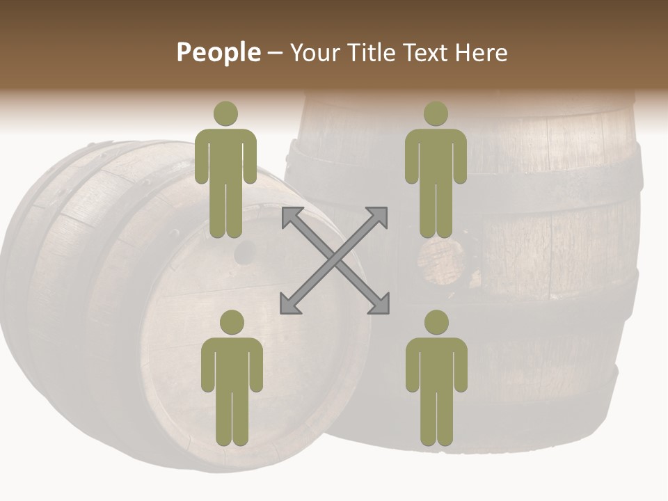 Wood Barrels PowerPoint Template