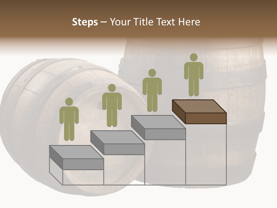 Wood Barrels PowerPoint Template