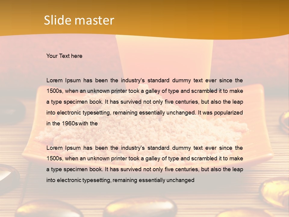 Beauty Bathroom Fabric PowerPoint Template