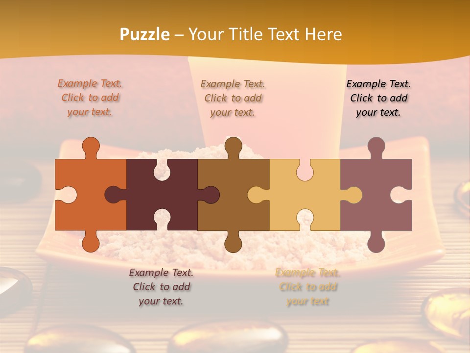 Beauty Bathroom Fabric PowerPoint Template