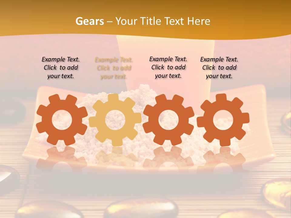 Beauty Bathroom Fabric PowerPoint Template