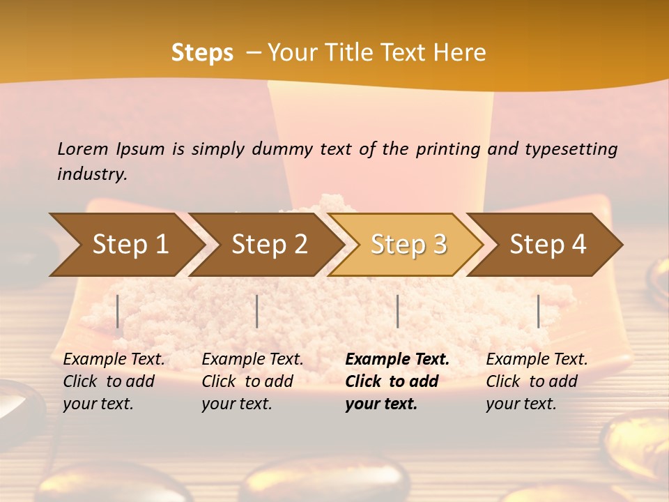 Beauty Bathroom Fabric PowerPoint Template