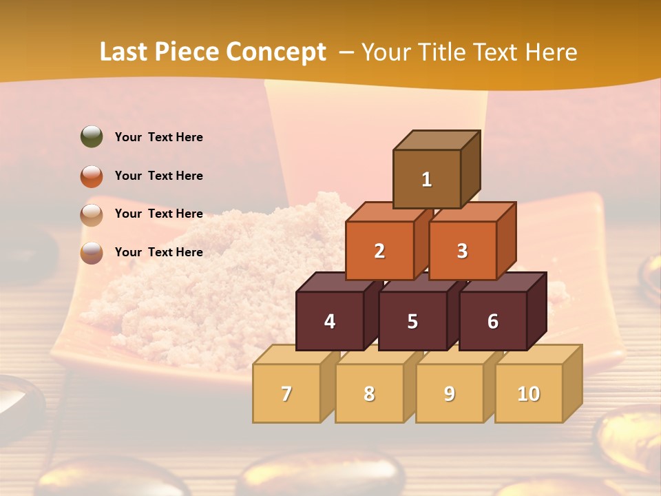 Beauty Bathroom Fabric PowerPoint Template