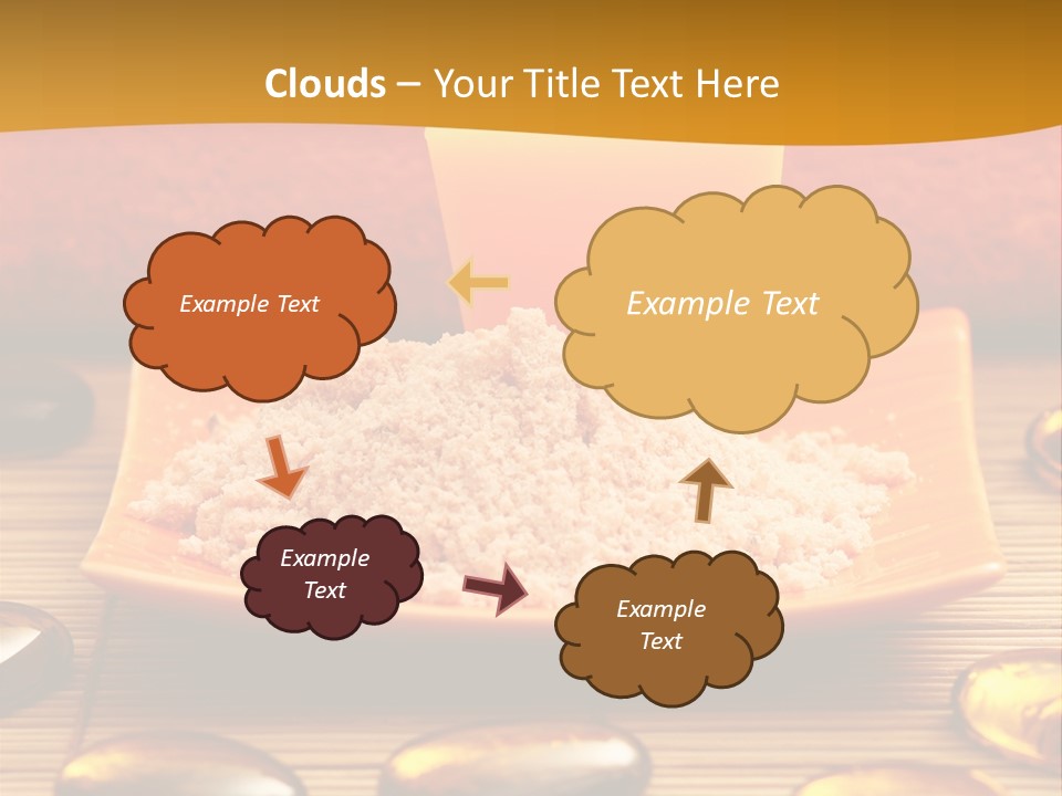 Beauty Bathroom Fabric PowerPoint Template