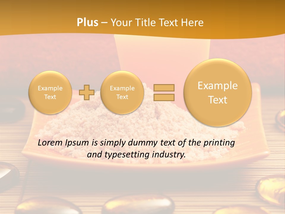 Beauty Bathroom Fabric PowerPoint Template