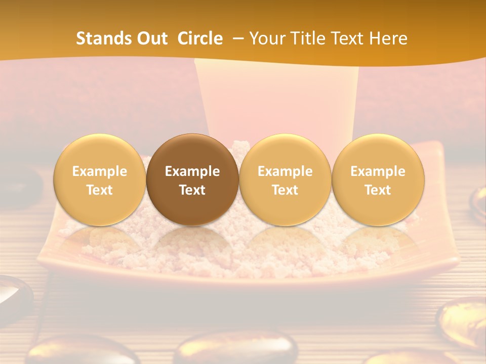 Beauty Bathroom Fabric PowerPoint Template