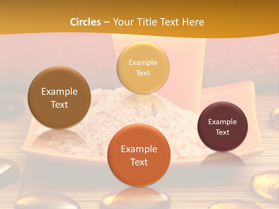 Beauty Bathroom Fabric PowerPoint Template