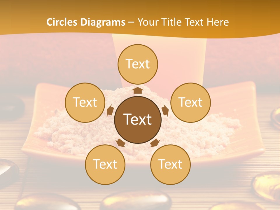 Beauty Bathroom Fabric PowerPoint Template