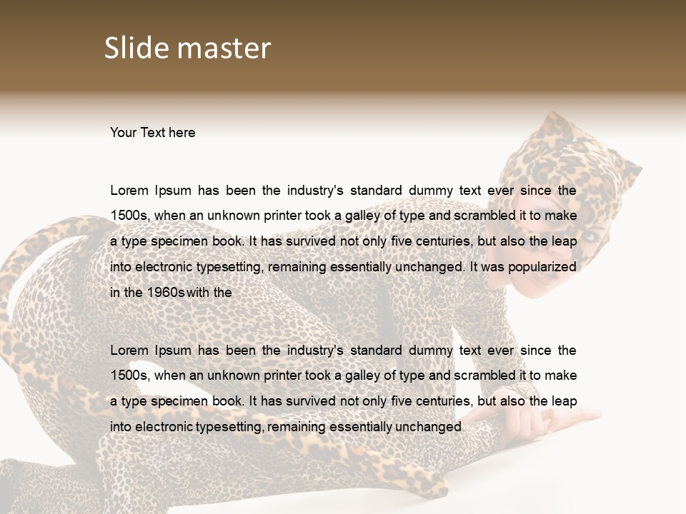 Leopardess PowerPoint Template