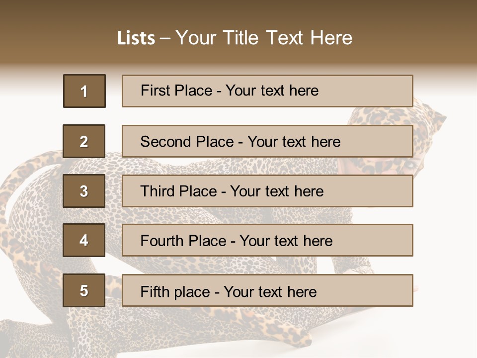Leopardess PowerPoint Template