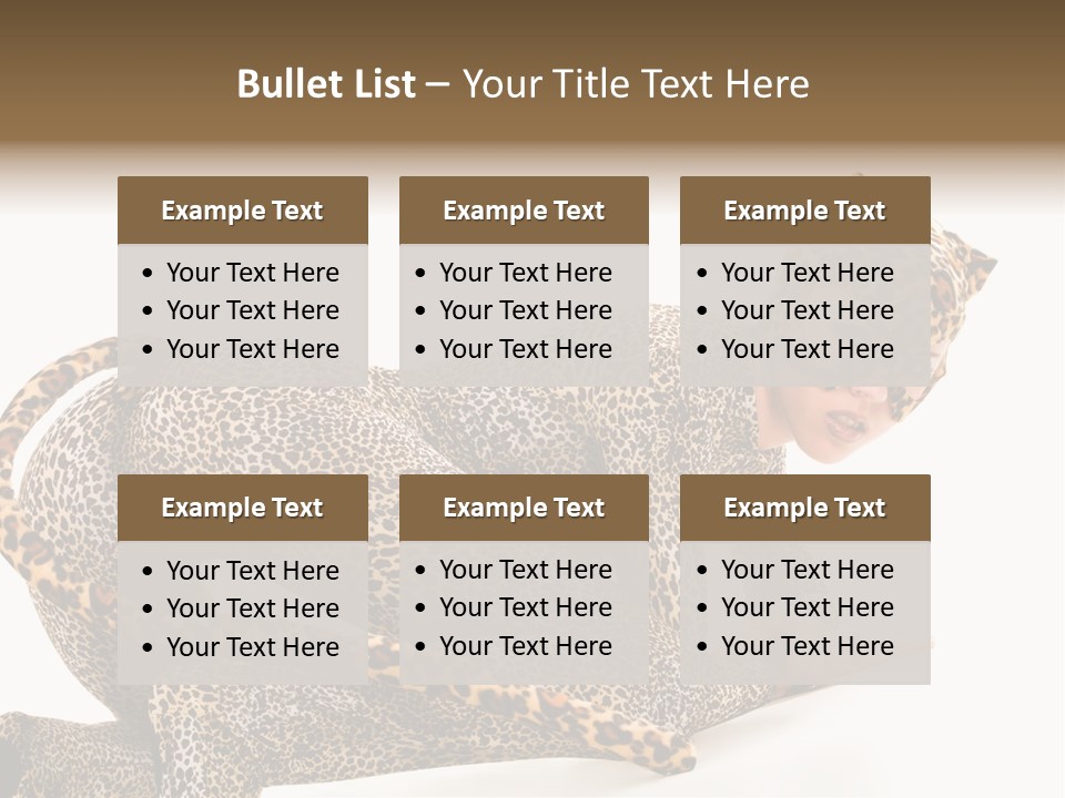 Leopardess PowerPoint Template