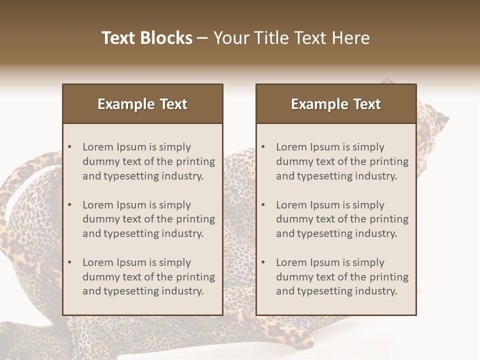 Leopardess PowerPoint Template