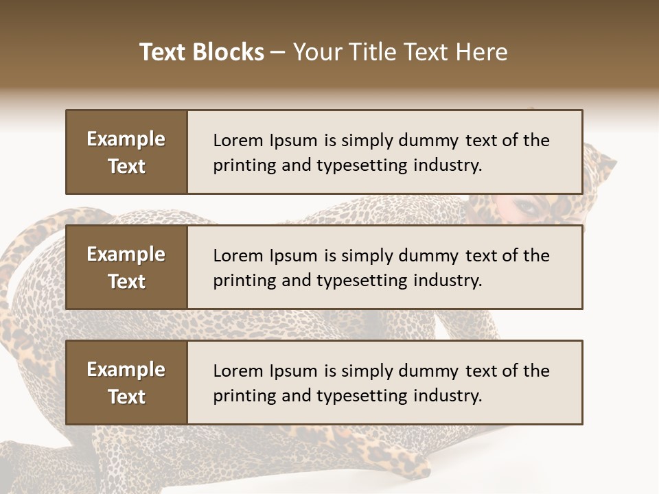 Leopardess PowerPoint Template