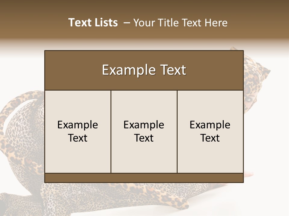 Leopardess PowerPoint Template