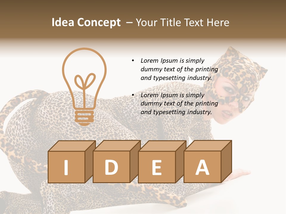 Leopardess PowerPoint Template