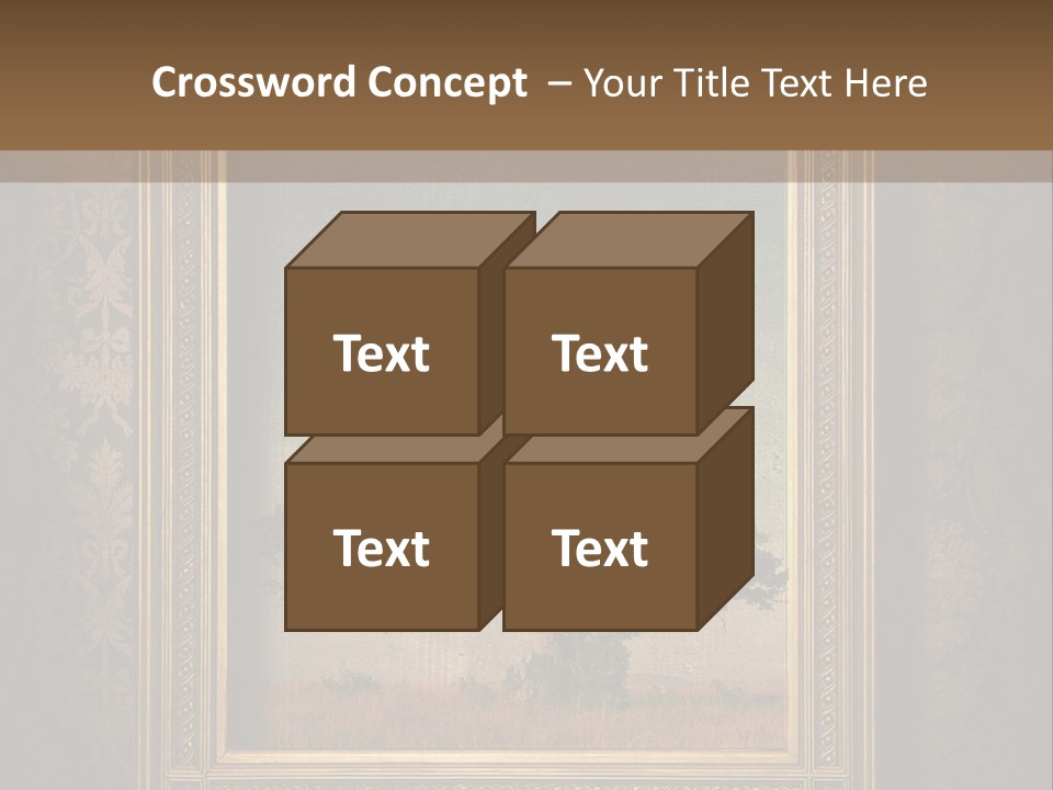 Old Frames PowerPoint Template