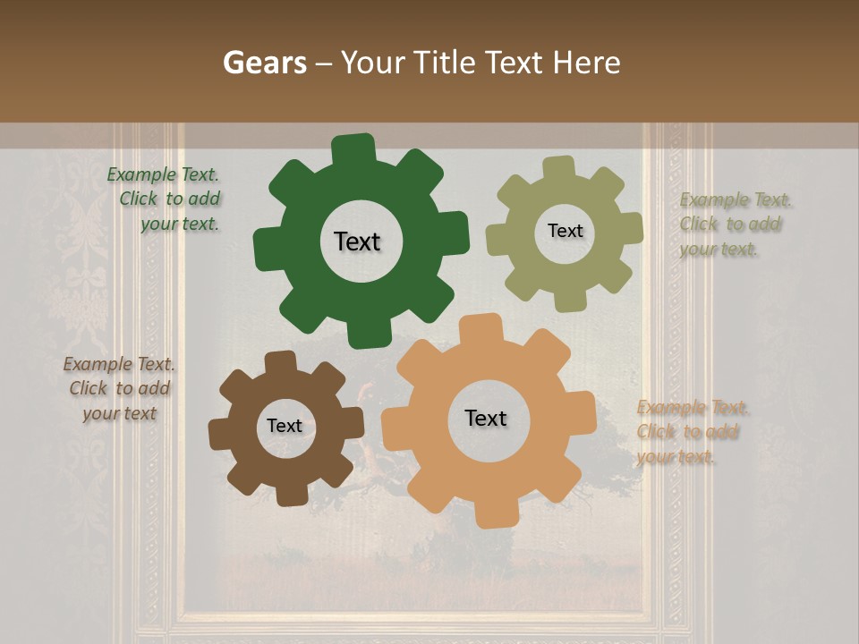 Old Frames PowerPoint Template