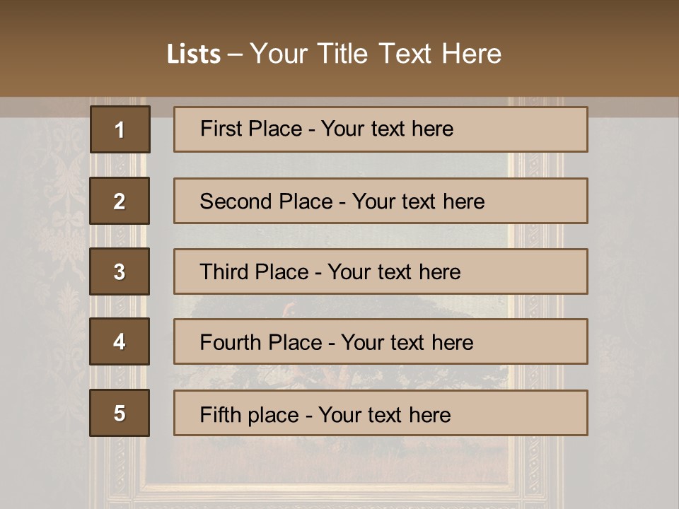 Old Frames PowerPoint Template