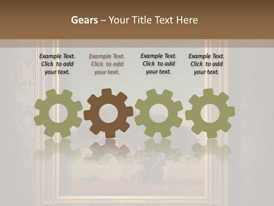 Old Frames PowerPoint Template