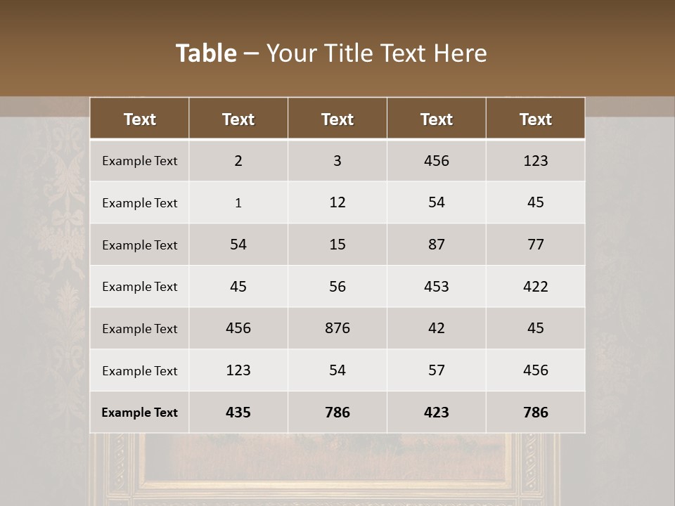 Old Frames PowerPoint Template
