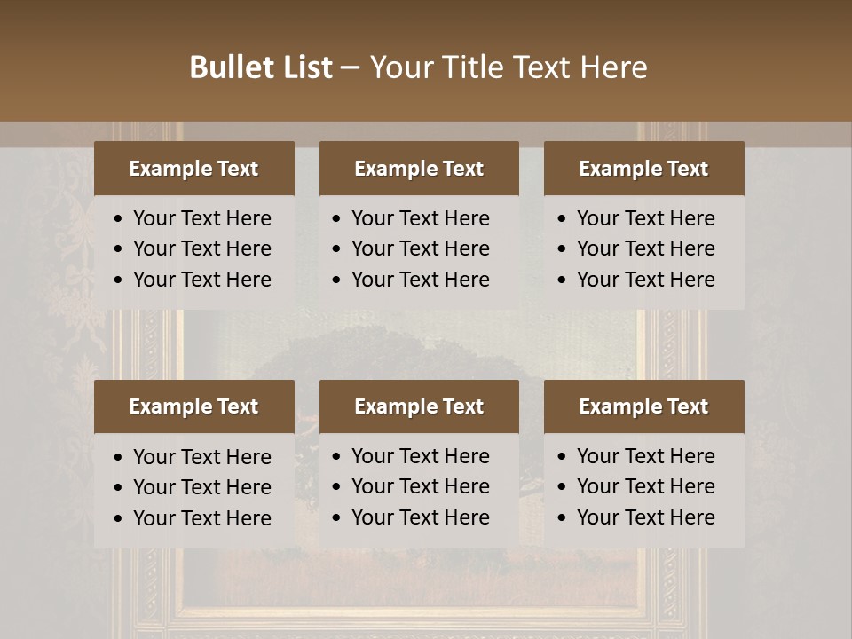 Old Frames PowerPoint Template
