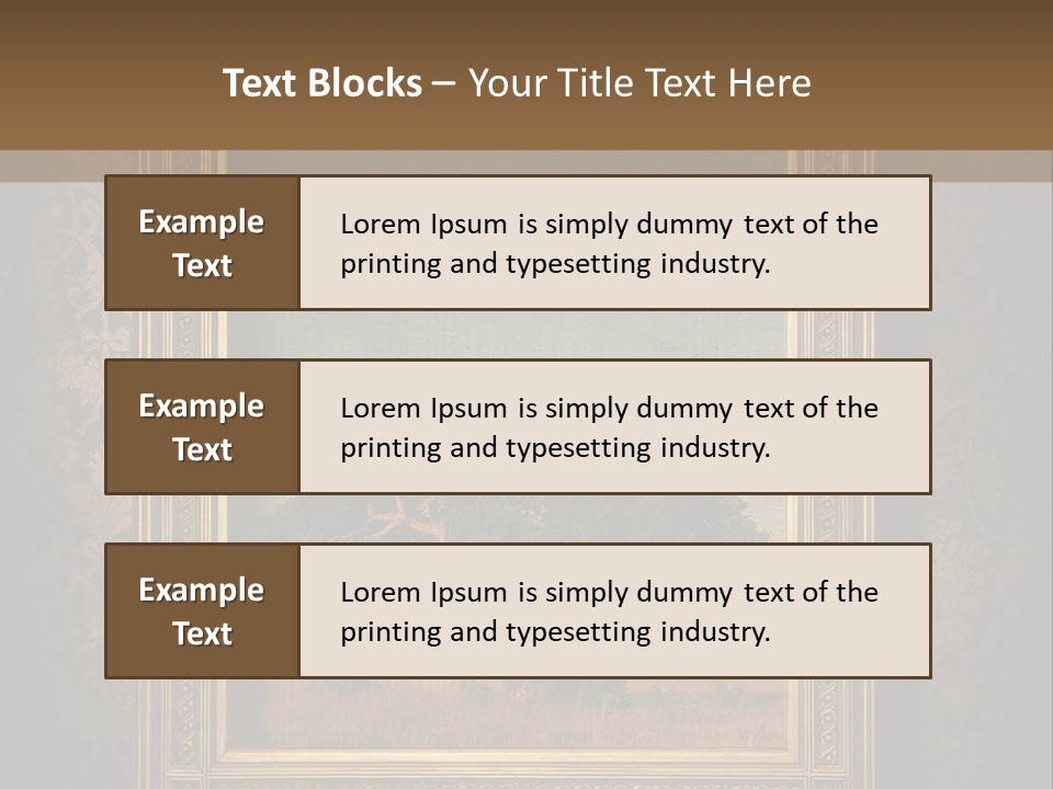 Old Frames PowerPoint Template