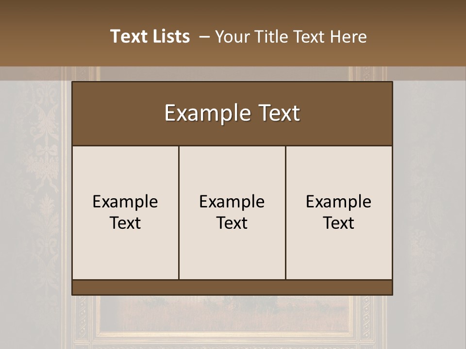 Old Frames PowerPoint Template