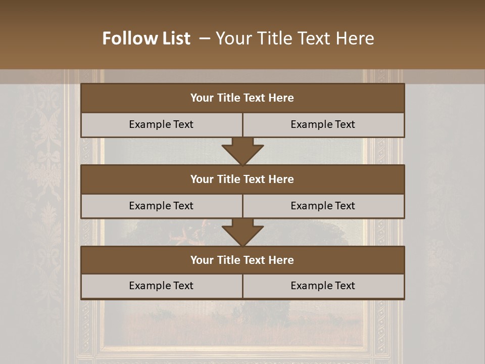 Old Frames PowerPoint Template