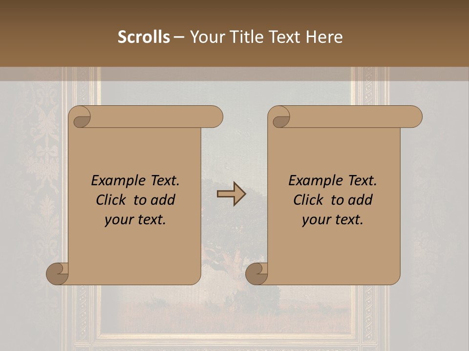 Old Frames PowerPoint Template