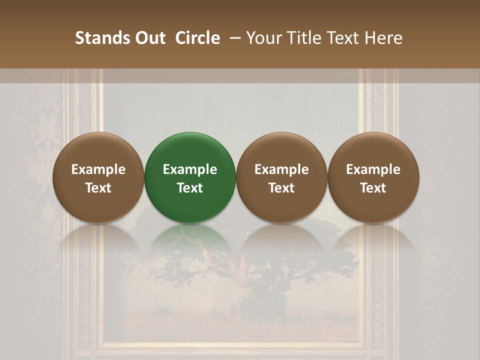 Old Frames PowerPoint Template