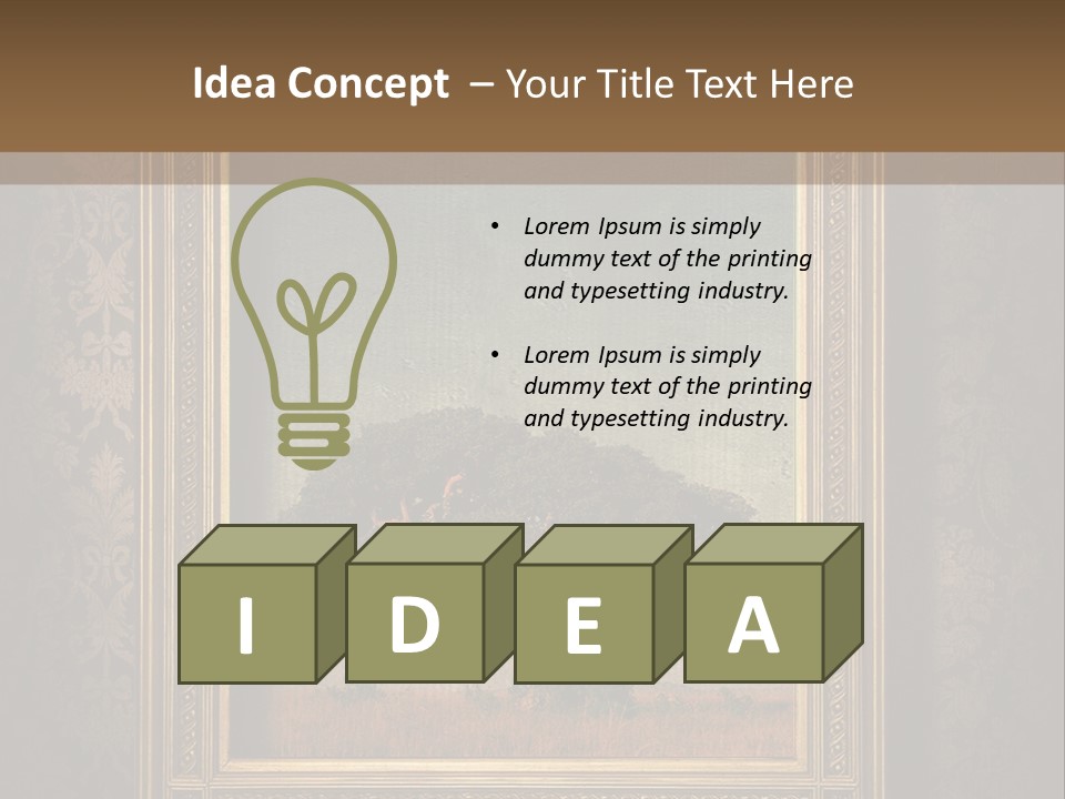 Old Frames PowerPoint Template