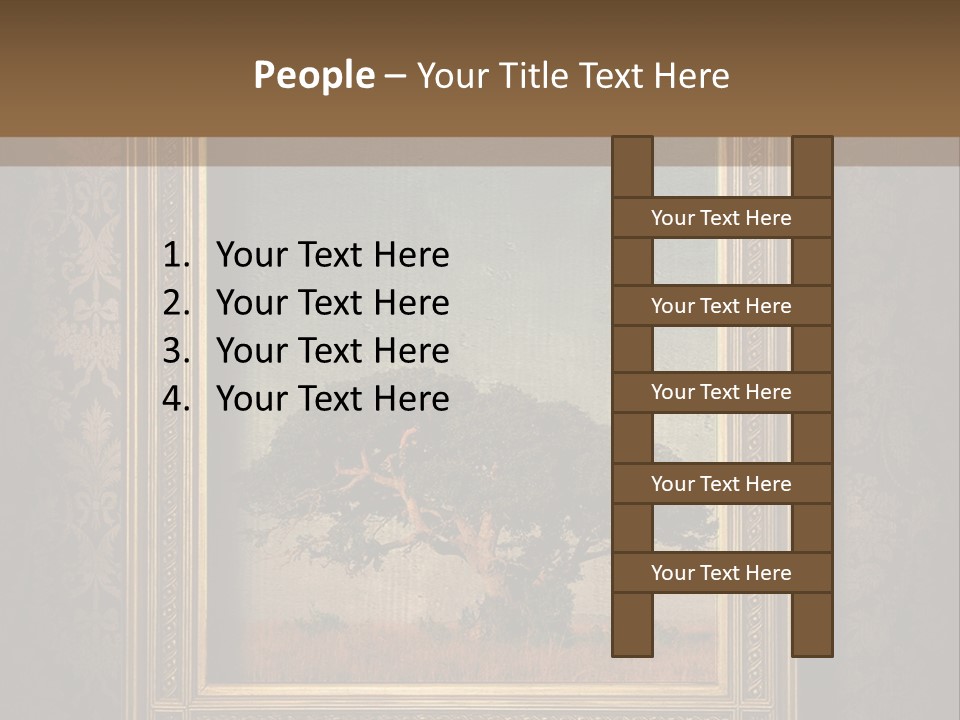 Old Frames PowerPoint Template