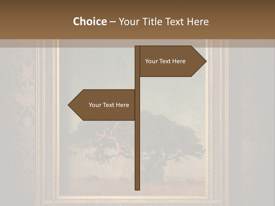 Old Frames PowerPoint Template