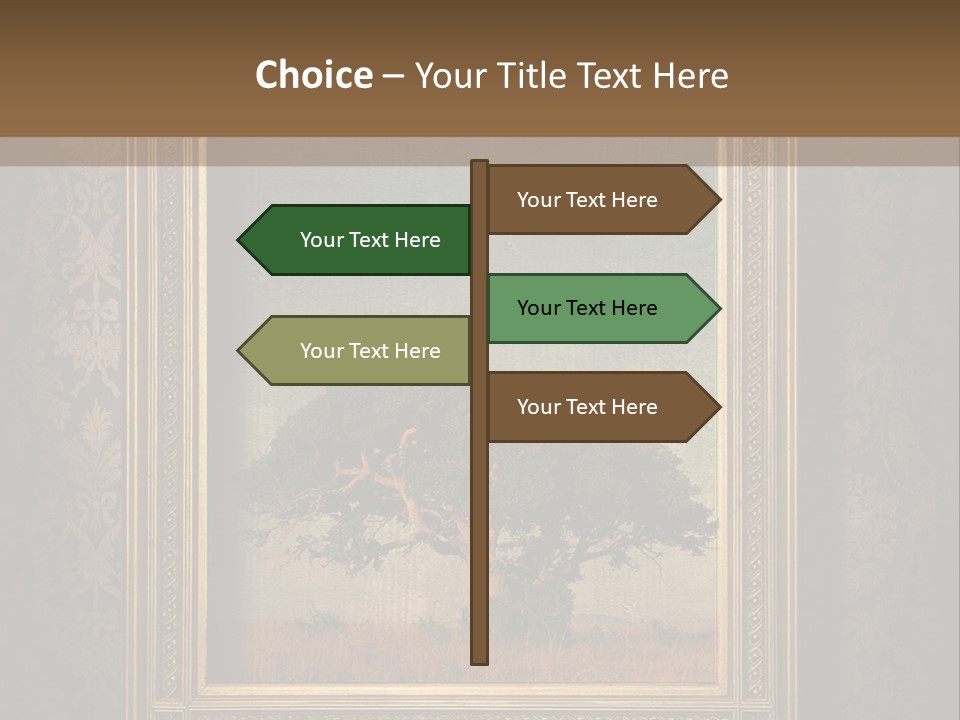 Old Frames PowerPoint Template