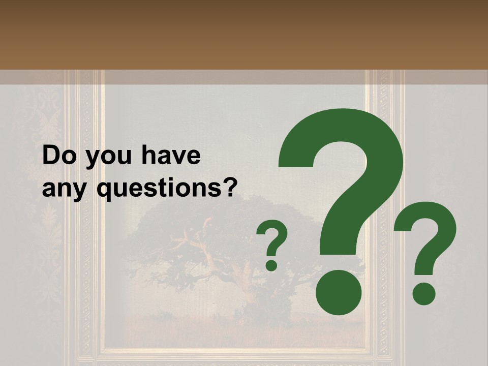 Old Frames PowerPoint Template