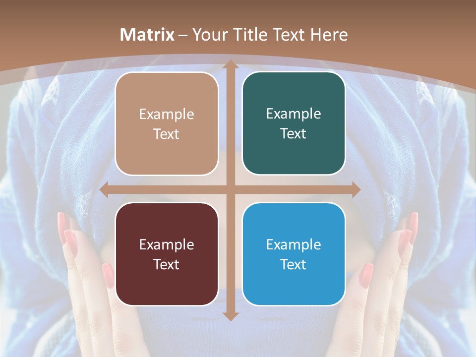 Hijab Girls PowerPoint Template