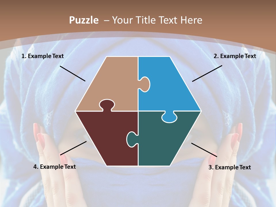 Hijab Girls PowerPoint Template