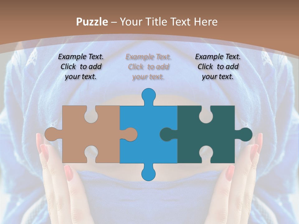 Hijab Girls PowerPoint Template