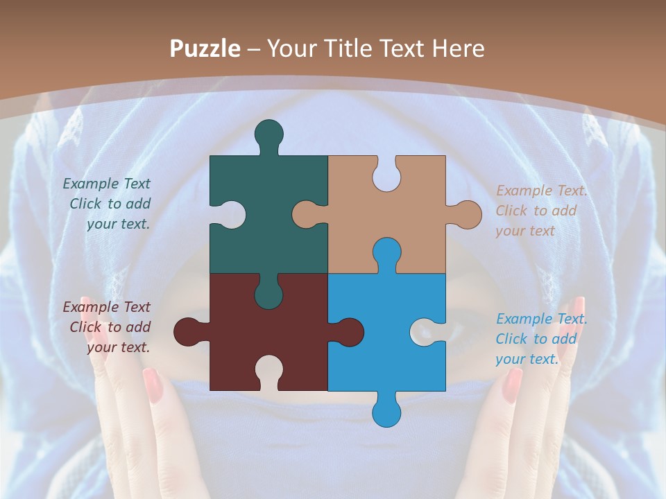 Hijab Girls PowerPoint Template