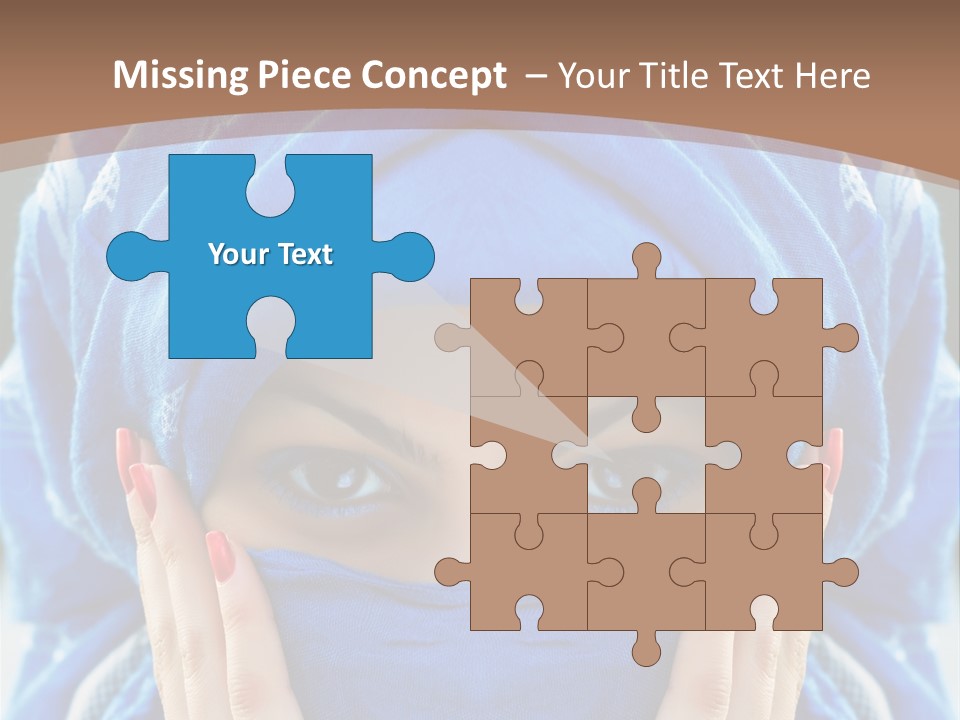 Hijab Girls PowerPoint Template