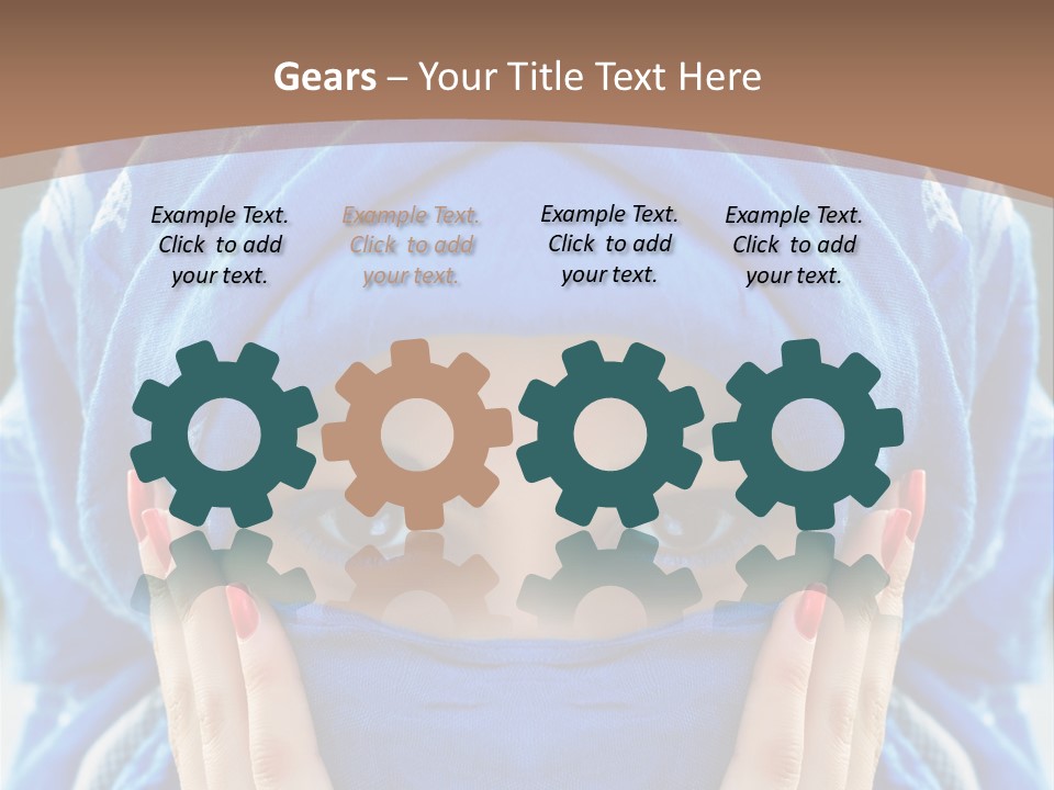 Hijab Girls PowerPoint Template