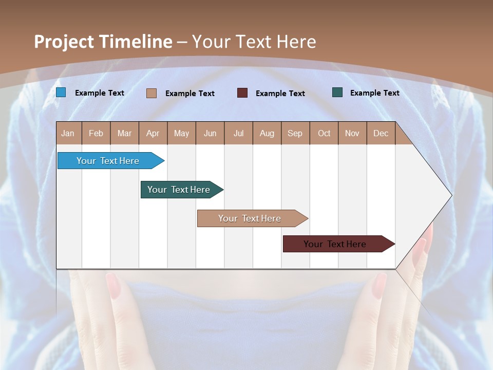 Hijab Girls PowerPoint Template