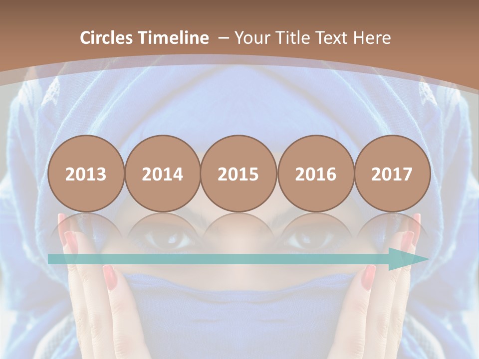 Hijab Girls PowerPoint Template