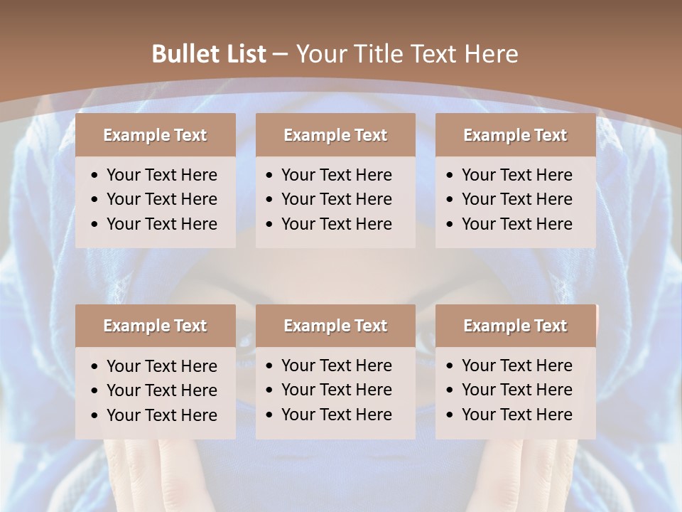 Hijab Girls PowerPoint Template