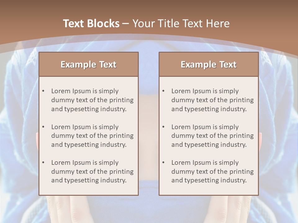 Hijab Girls PowerPoint Template