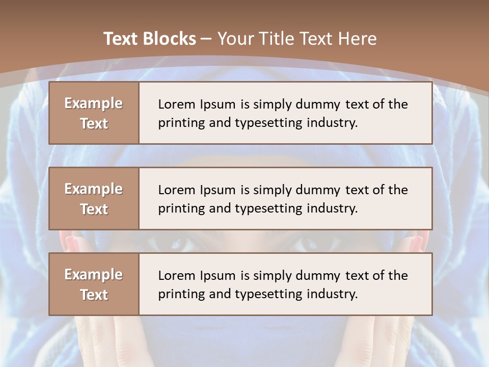 Hijab Girls PowerPoint Template